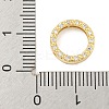 Brass Micro Pave Clear Cubic Zirconia Beads Frame KK-P277-58A-G-3