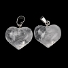 Natural Quartz Crystal Pendants G-B188-04P-07-1