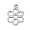 Hollow 304 Stainless Steel Charms STAS-Z183-08P-1
