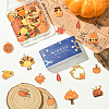 56Pcs 14 Styles Thanksgiving Day Theme Alloy Enamel Pendants ENAM-SC0006-80-7