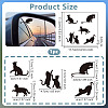 1Pc Waterproof PVC Electrostatic Stickers DIY-OC0013-20B-2