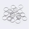 925 Sterling Silver Soldered Closed Jump Rings STER-F036-03P-1x4-1