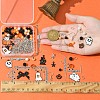 Halloween Theme DIY Alloy Enamel & Acrylic Dangle Earrings Making Kits DIY-YW0009-97-2