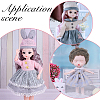 100Pcs 4 Colors Flower Mini Alloy Buttons BUTT-GF0003-83-5