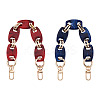 2Pcs 2 Colors Acrylic Curb Chain Bag Strap FIND-GN0001-29-1