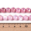 Anti-Tarnish Electroplate Glass Beads Strands GLAA-N010-10mm-03-3