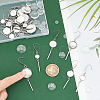DIY Blank Dome Dangle Earring Making Kit DIY-UN0005-65-4