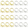 20Pcs 2 Colors Brass Leverback Earring Findings KK-CJ0002-06-1