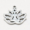 Tibetan Style Alloy Yoga Theme Pendants LS-X-TIBE-S301-005AS-RS-2