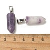 Natural Lepidolite Pendants G-Z067-07P-15-4