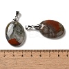 Natural African Bloodstone Pendants G-Z055-03P-01-3