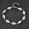 304 Stainless Steel Ladybug Link Bracelets for Women BJEW-K226-15B-P-2