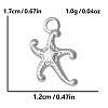 304 Stainless Steel Pendants PW-WGE3DB0-01-2