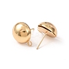 Brass Stud Earring Findings KK-G604-01G-07-2