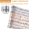 8 Rolls 8 Colors PET Self-Adhesive Paper Decorative Stickers DIY-CP0012-91-2