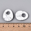 Natural Howlite Pendants G-T144-09B-4