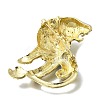 Lion Rhinestones Pins JEWB-M051-04G-2
