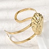 Stylish 304 Stainless Steel Cuff Bangles BJEW-K302-01D-G-3