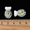 Handmade Foil Lampwork Fish Beads FOIL-Z001-01J-3
