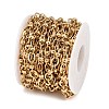 304 Stainless Steel Oval Link Chains CHS-P028-09G-3