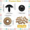 Resin Craft Doll Eyes DIY-GF0009-70B-2