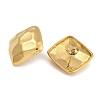 304 Stainless Steel Square Stud Earrings for Women EJEW-U022-10G-2