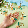 Acrylic Sunflower Pendant Keychains KEYC-TAC00010-5