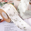 Polyester Lock Edge Printed Flower Ribbon PW-WG70ADC-01-3