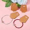 Cardboard Fold Over Paper Display Hanging Cards CDIS-SZ0001-01-4