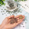 300Pcs Frosted Transparent Glass Beads GLAA-TA0002-78C-7