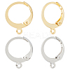 80Pcs 2 Colors 304 Stainless Steel Leverback Earring Findings STAS-BBC0004-11-1