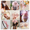 15 Yards 3 Styles Flat Organza Ribbons OCOR-TA0001-58A-7