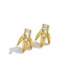 Brass Micro Pave Cubic Zirconia Stud Earrings EJEW-BB70421-2