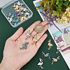24Pcs 3 Colors 304 Stainless Steel Pendants STAS-CA0001-63-3
