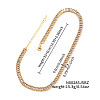 Brass Pave Rectangle Cubic Zirconia Tennis Necklaces for Women PW2283-5-1