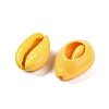 Baking Paint Cowrie Shell Beads SSHEL-M023-01K-2
