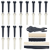 41Pcs 7 Styles Plastic Guitar String Pins Set AJEW-CN0004-47-1