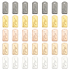 WADORN 50Pcs 5 Colors Alloy Charms FIND-WR0011-36-1