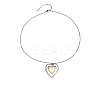 Duo Tone 04 Stainless Steel Pendant Necklaces for Women WGB6C44-01-1