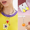 10Pcs 10 Styles Autumn Theme Resin Pendants FIND-YW0005-42-6