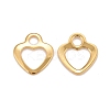 201 Stainless Steel Charms LS-STAS-K217-50A-G-1