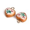 Handmade Porcelain with Brass Pendants PR-CBAB520-03C-2