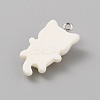 Opaque Resin Cat Pendants CRES-TAC0010-07D-2