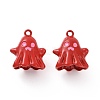 Spray Painted Alloy Enamel Pendants FIND-I037-42B-2