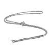 201 Stainless Steel Box Chain Slider Necklace Making LS-MAK-H100-01P-1-1