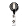 Flat Round ABS Plastic Badge Reel AJEW-I053-37K-2