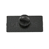 Black Alloy Brooches JEWB-I030-14A-2