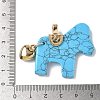 Natural & Synthetic Mixed Stone Carved Pendants G-C274-02-4
