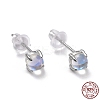 Anti-Tarnish 925 Sterling Silver Stud Earrings LS-EJEW-M202-01-2