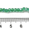 Electroplate Transparent Glass Beads Strands LS-EGLA-A035-T3mm-L18-4